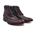 Botín Brogue Color Vino Camaleón