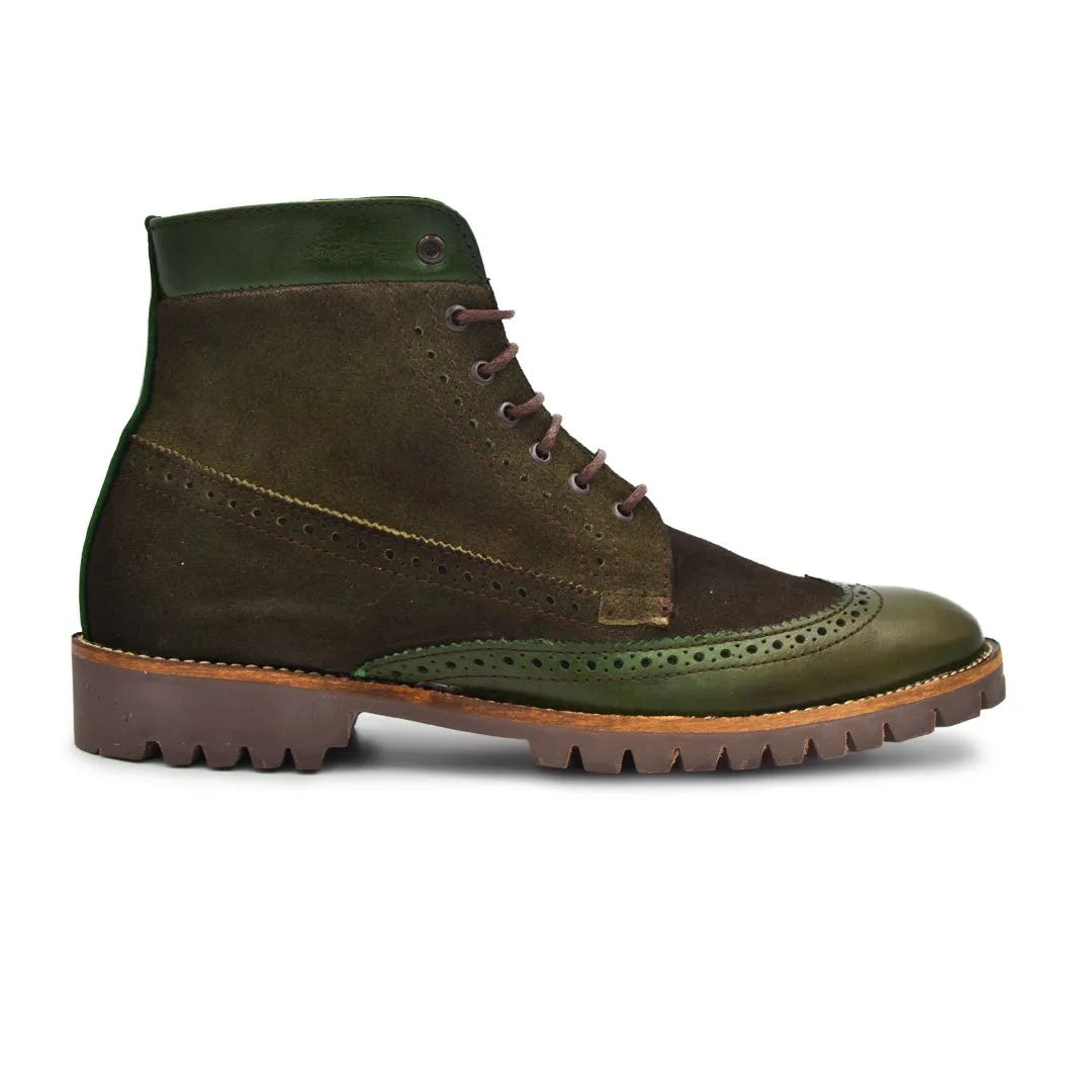 Bota Bostonianas Casual para Hombre Color Verde Marca estilo dh