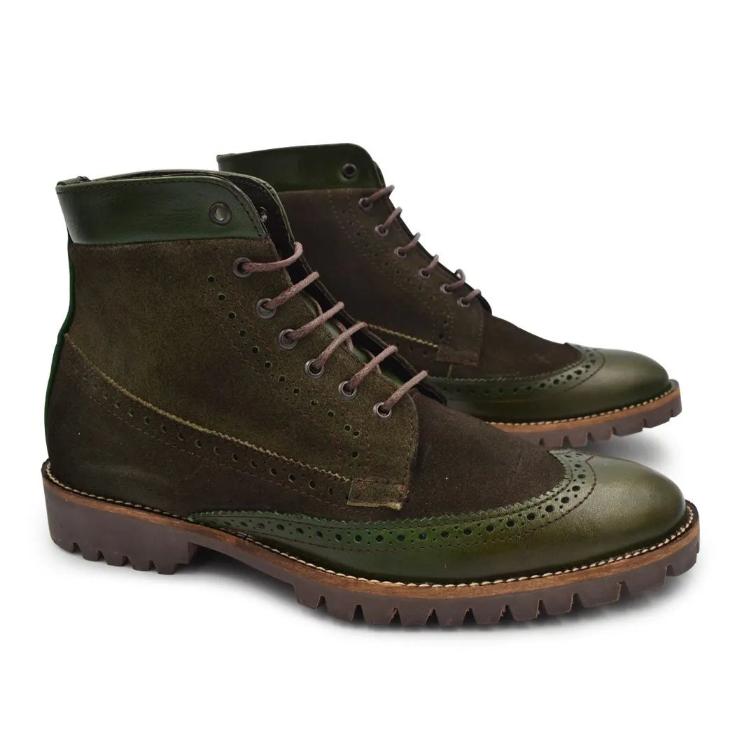 Bota Bostonianas Casual para Hombre Color Verde Marca estilo dh