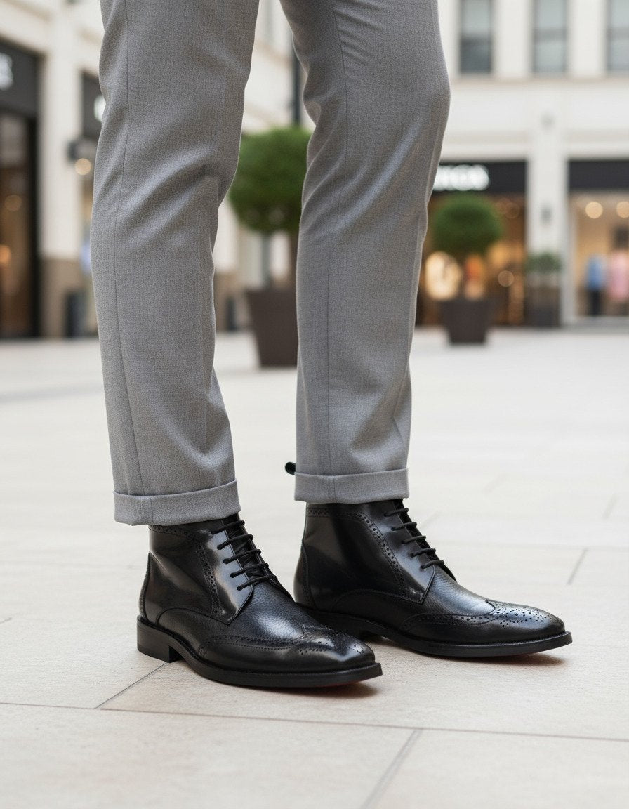 Botín Elegante Capboot Negro