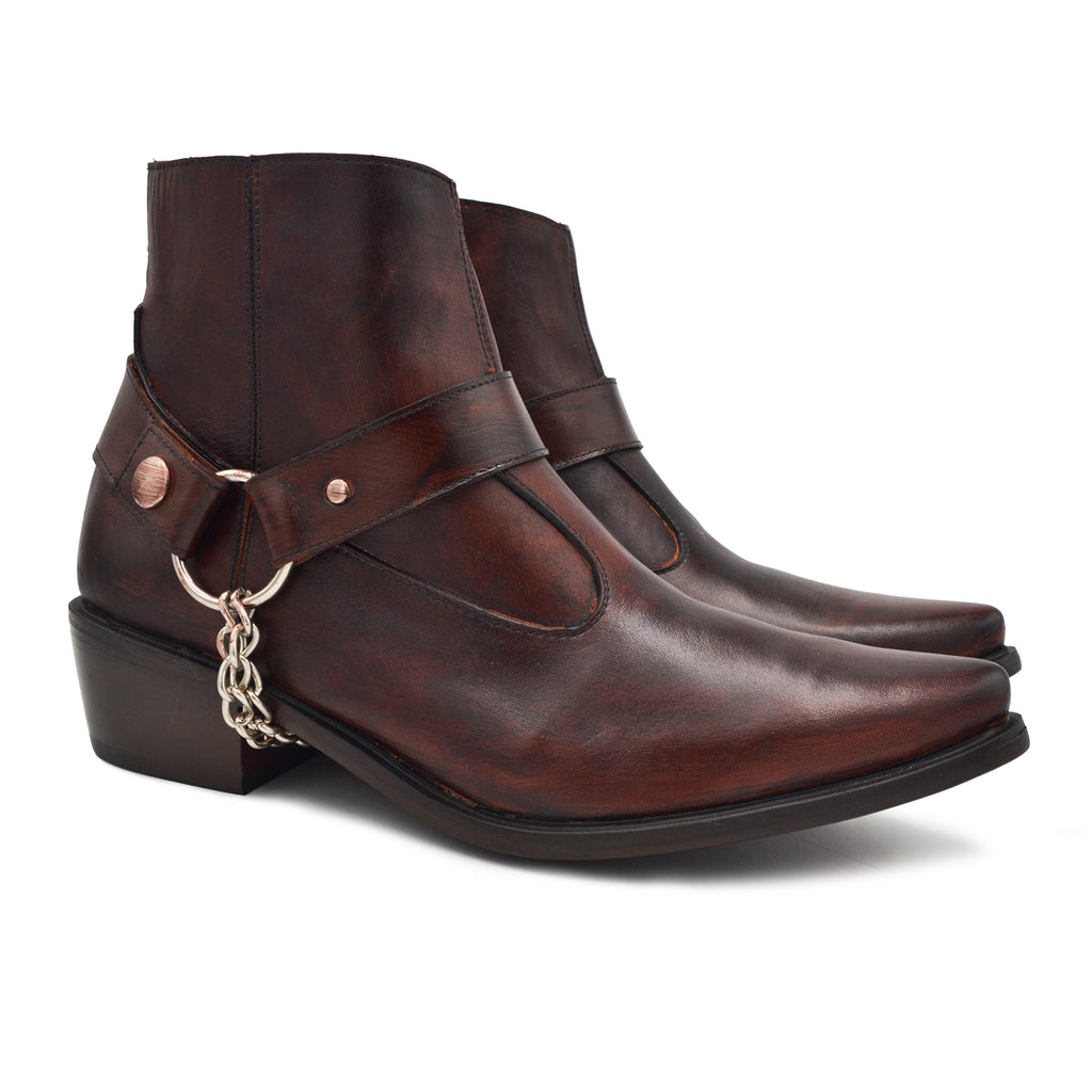 Bota Cowboy Café Patina Skinny