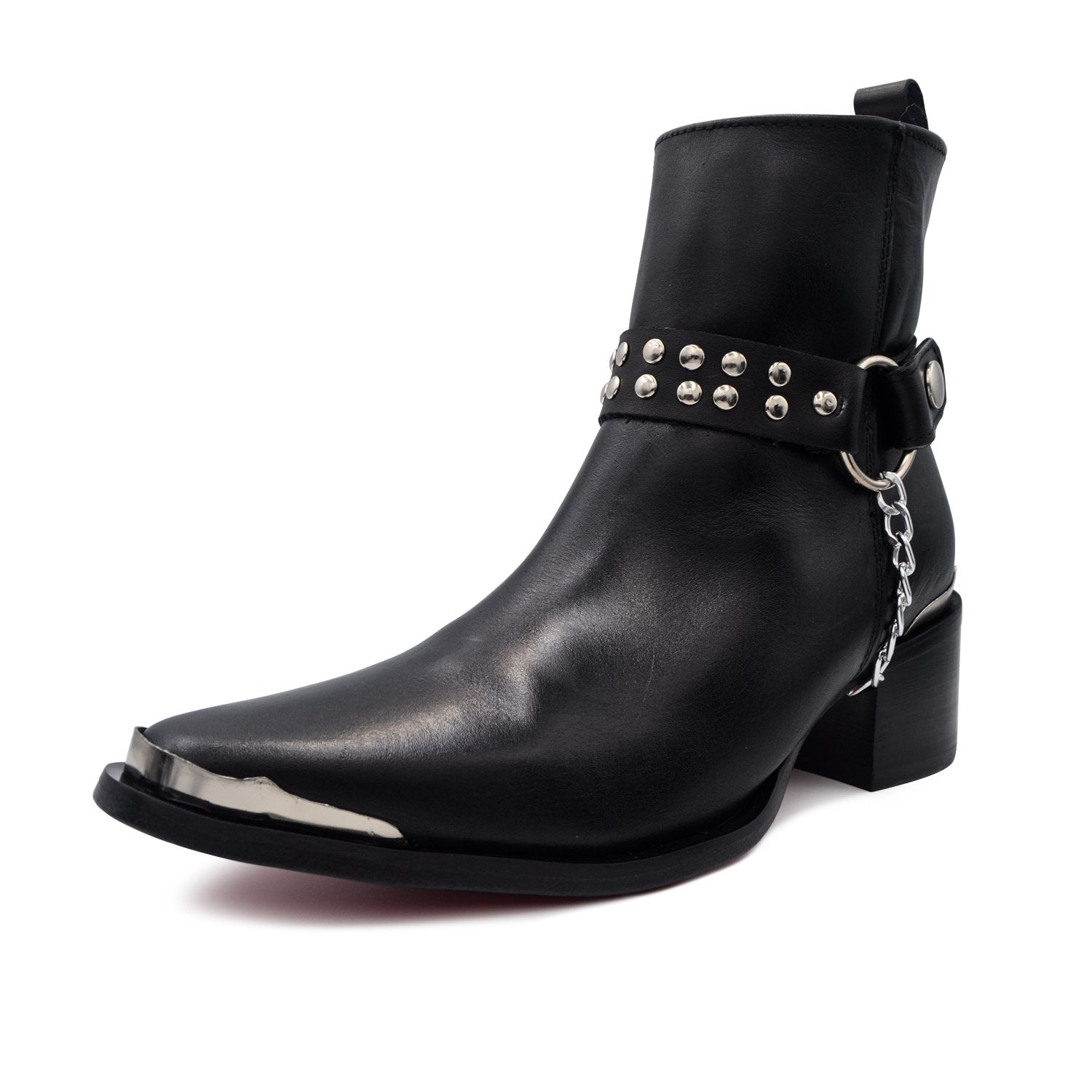 Bota Cowboy Premium Negro Skinny