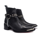 Bota Cowboy Premium Negro Skinny