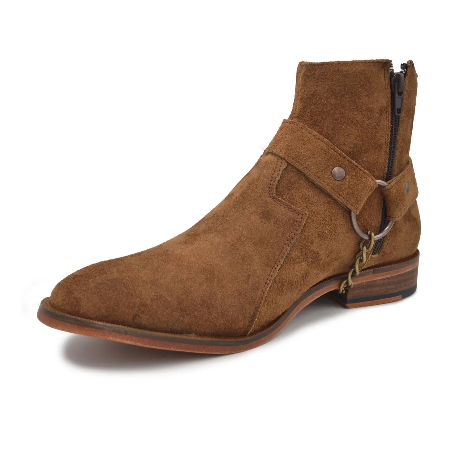 Botin Chelsea Boots Hombre Bota Caballero Camel
