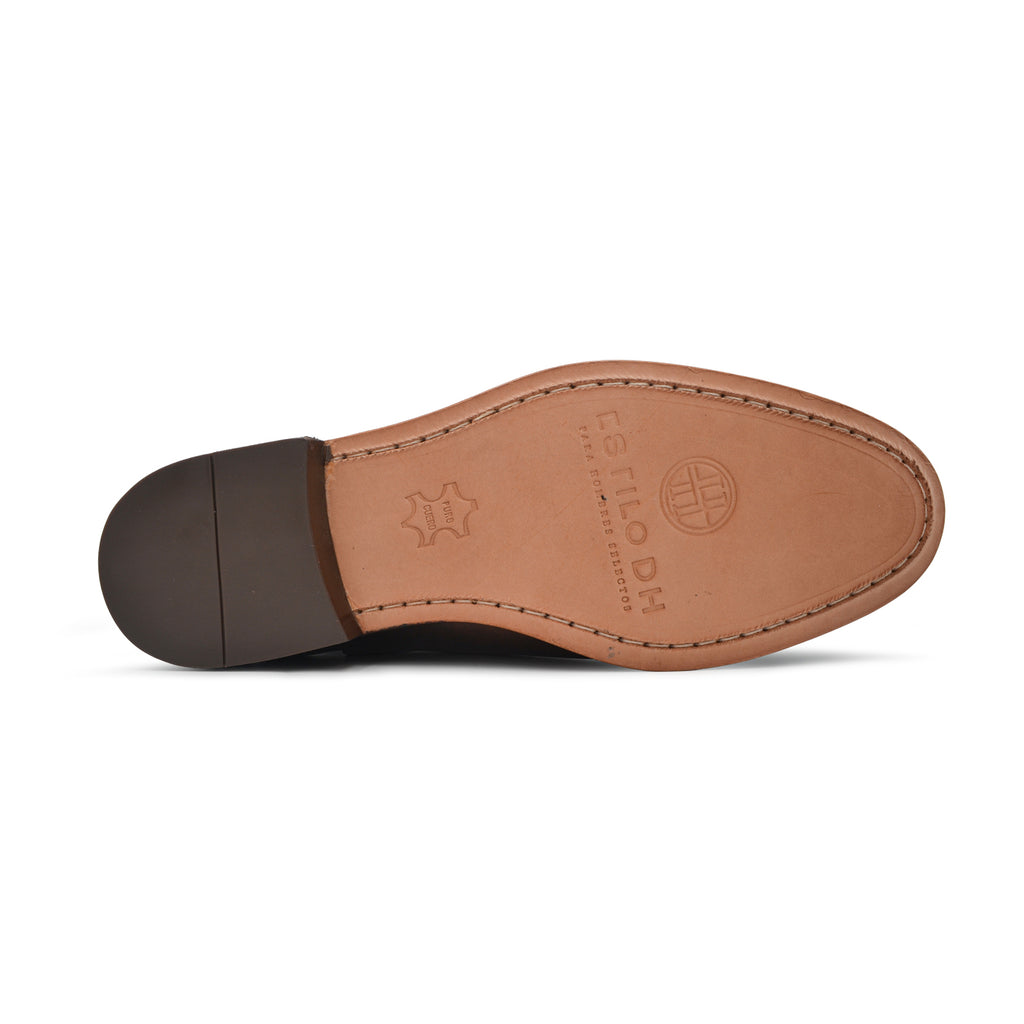 Penny Loafer Gamuza Negro