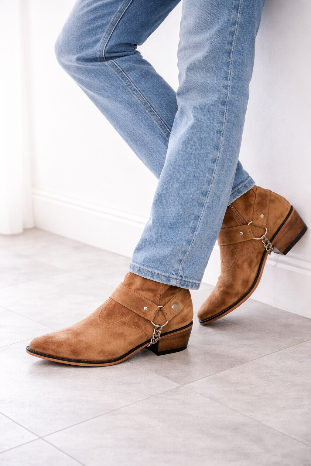 Bota Cowboy Camel Skinny