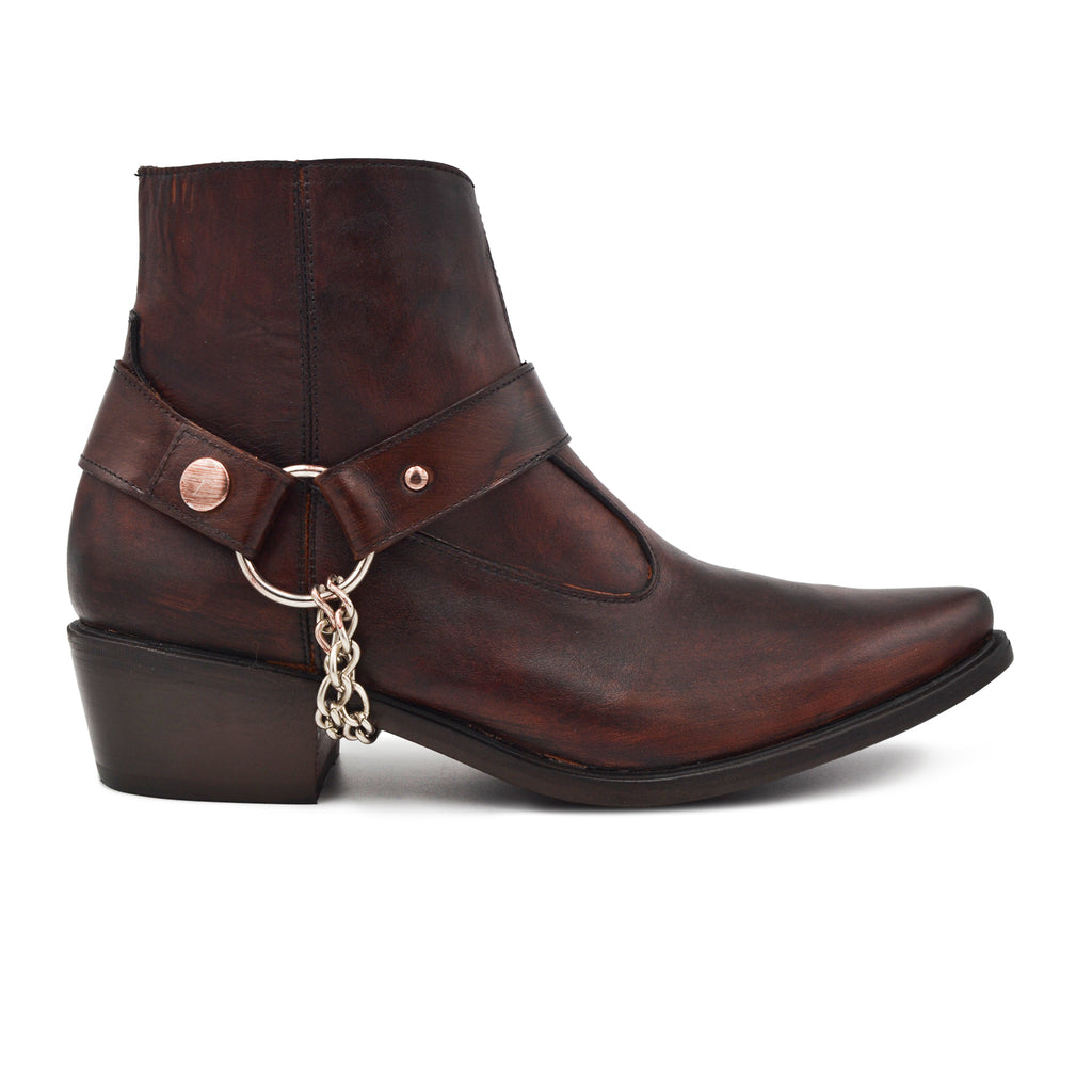 Bota Cowboy Café Patina Skinny