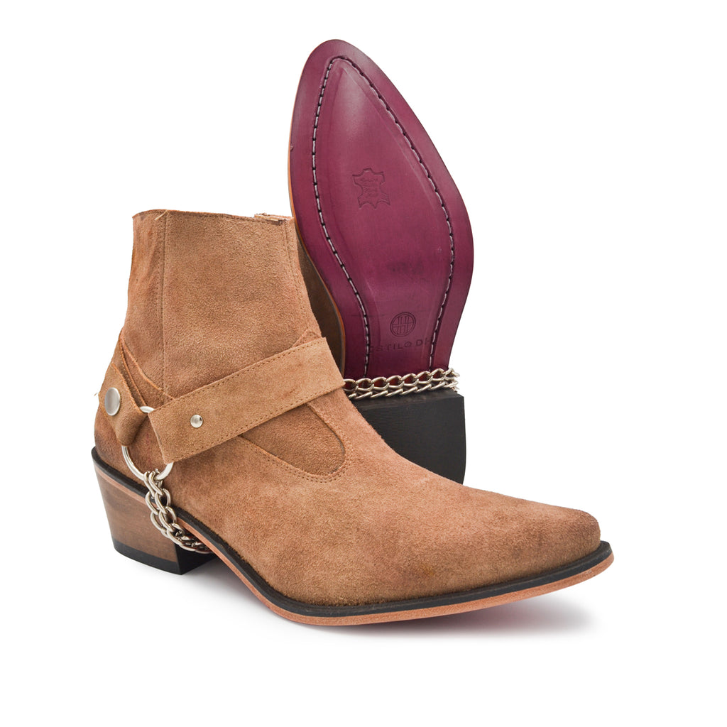 Bota Cowboy Camel Skinny