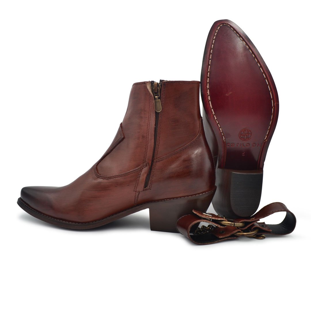 Botas Tacon Cubano color shedron Premium Tipo Saint Cowboy estilo dh