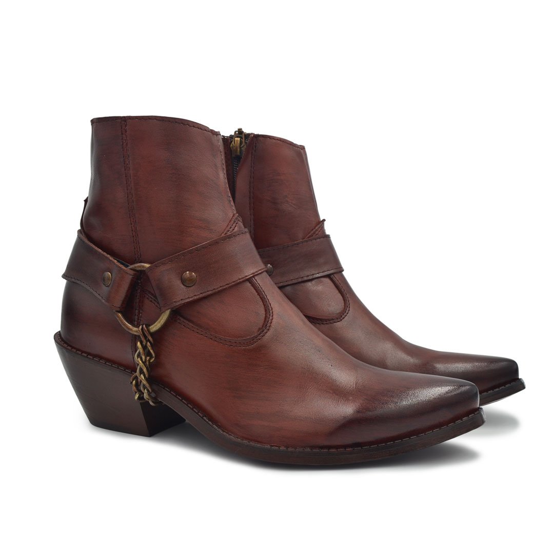 Botas Tacon Cubano color shedron Premium Tipo Saint Cowboy estilo dh