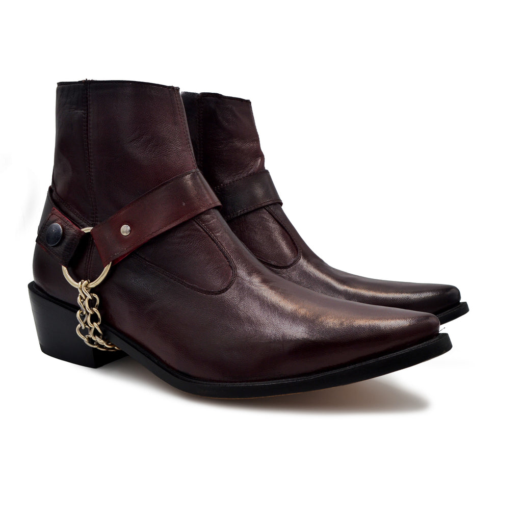 Bota Cowboy Vino Skinny