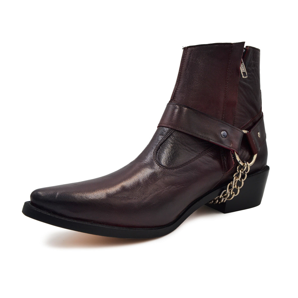 Bota Cowboy Vino Skinny