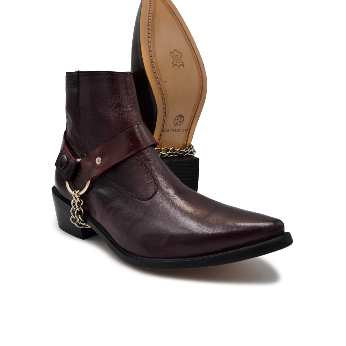 Bota Cowboy Vino Skinny