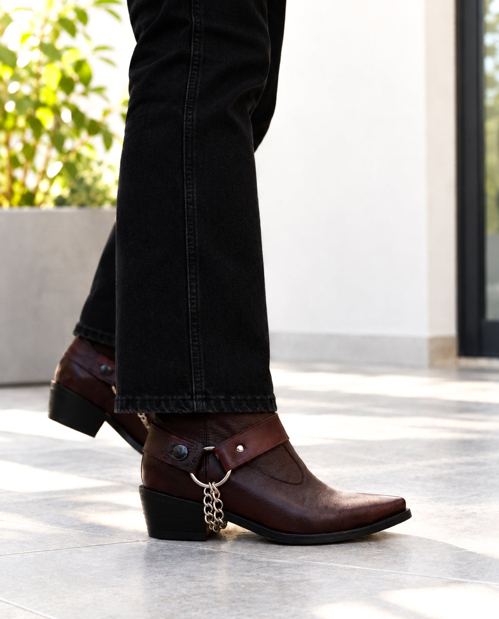 Bota Cowboy Vino Skinny