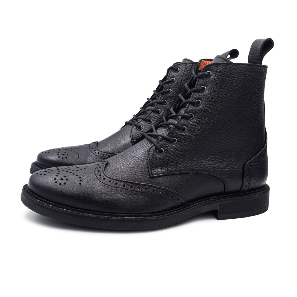 Botín Brogue Negro