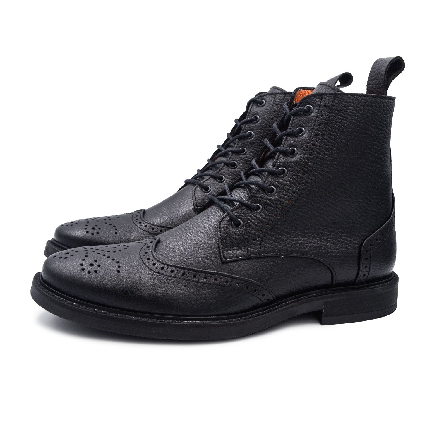 Botín Brogue Negro