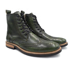 Botín Brogue Verde