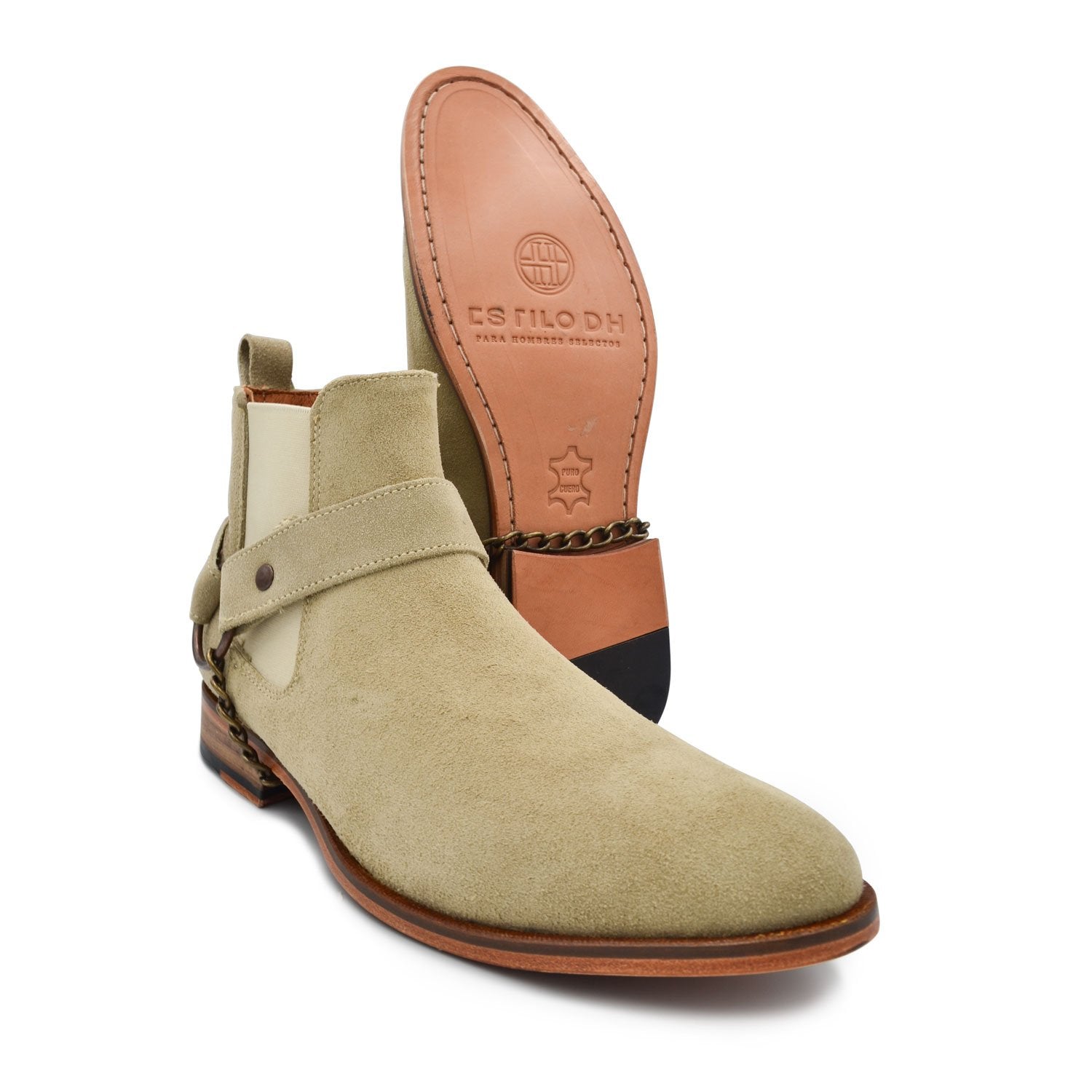 Botin Chelsea Boots Hombre Bota Caballero Perla