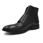 Calzado monkstrap en piel genuina de vacuno estilo dh