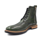 Botín Brogue Verde