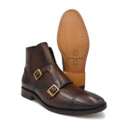 Botín Double Monkstrap Chocolate