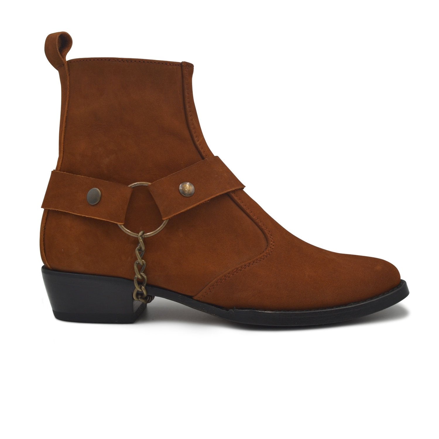 Botines Vaqueros Para Hombre Nobuck Piel Calidad Premium Estilo DH