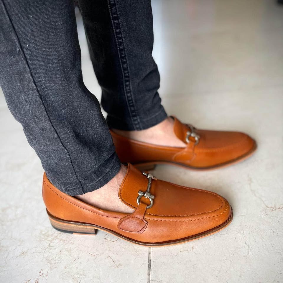 Mocasín Hebilla Miel