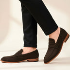 Penny Loafer Gamuza Café