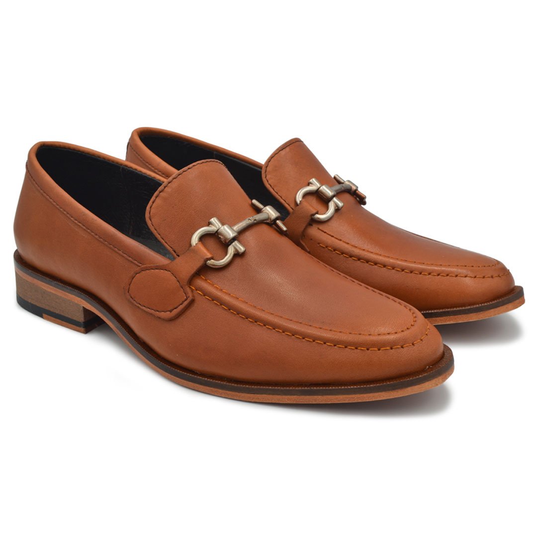 Mocasín Hebilla Miel