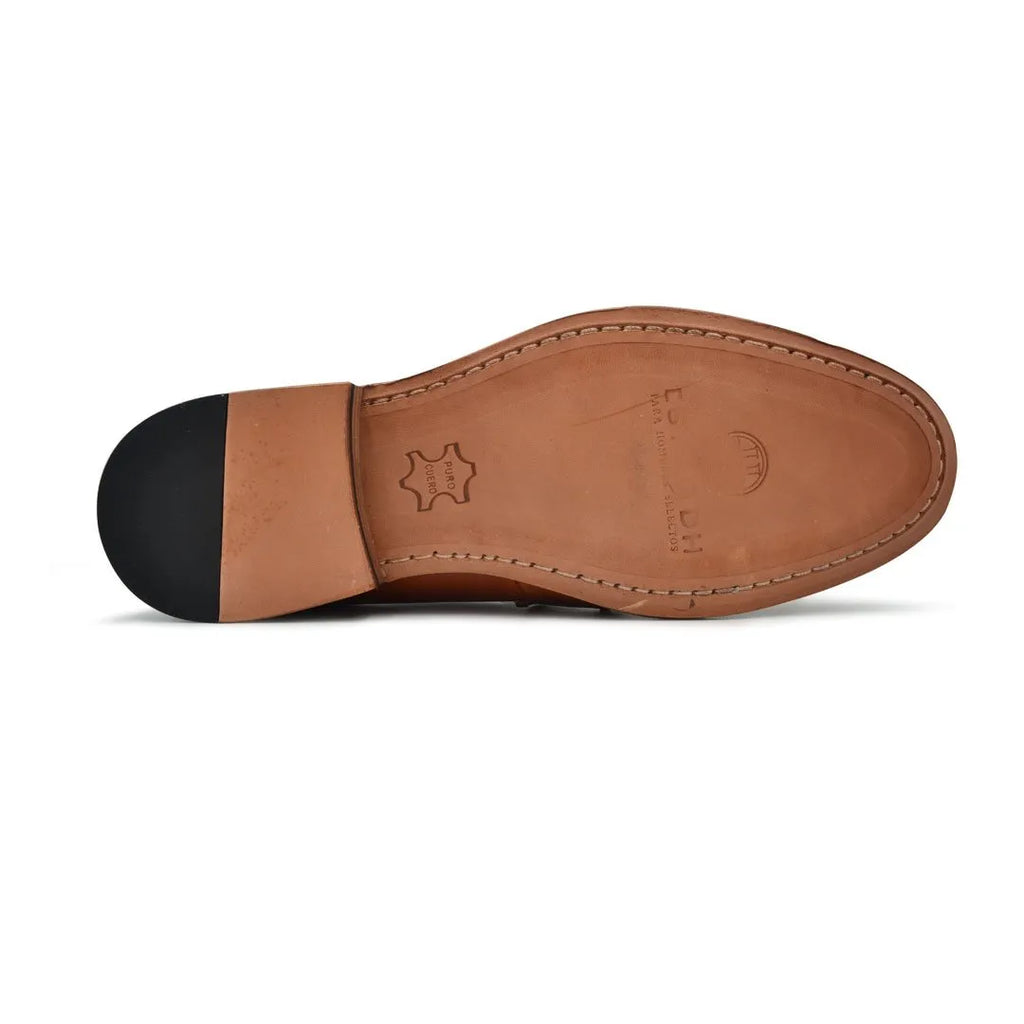 zapatos penny loafers hombre color miel