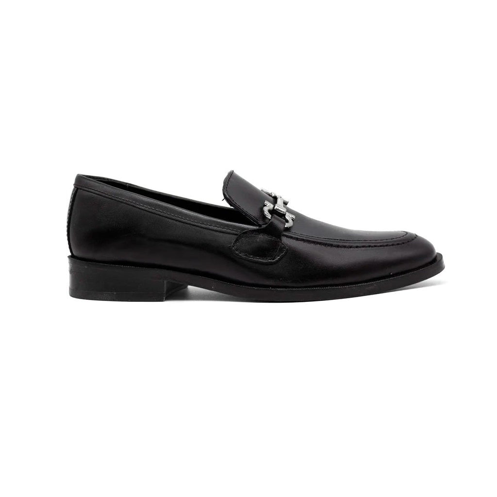 Zapatos Hombre Mocasines Penny Loafer Antifaz color negro Estilo DH