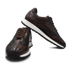 Sneakers Café piel genuina