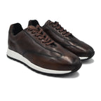 Sneakers Café piel genuina