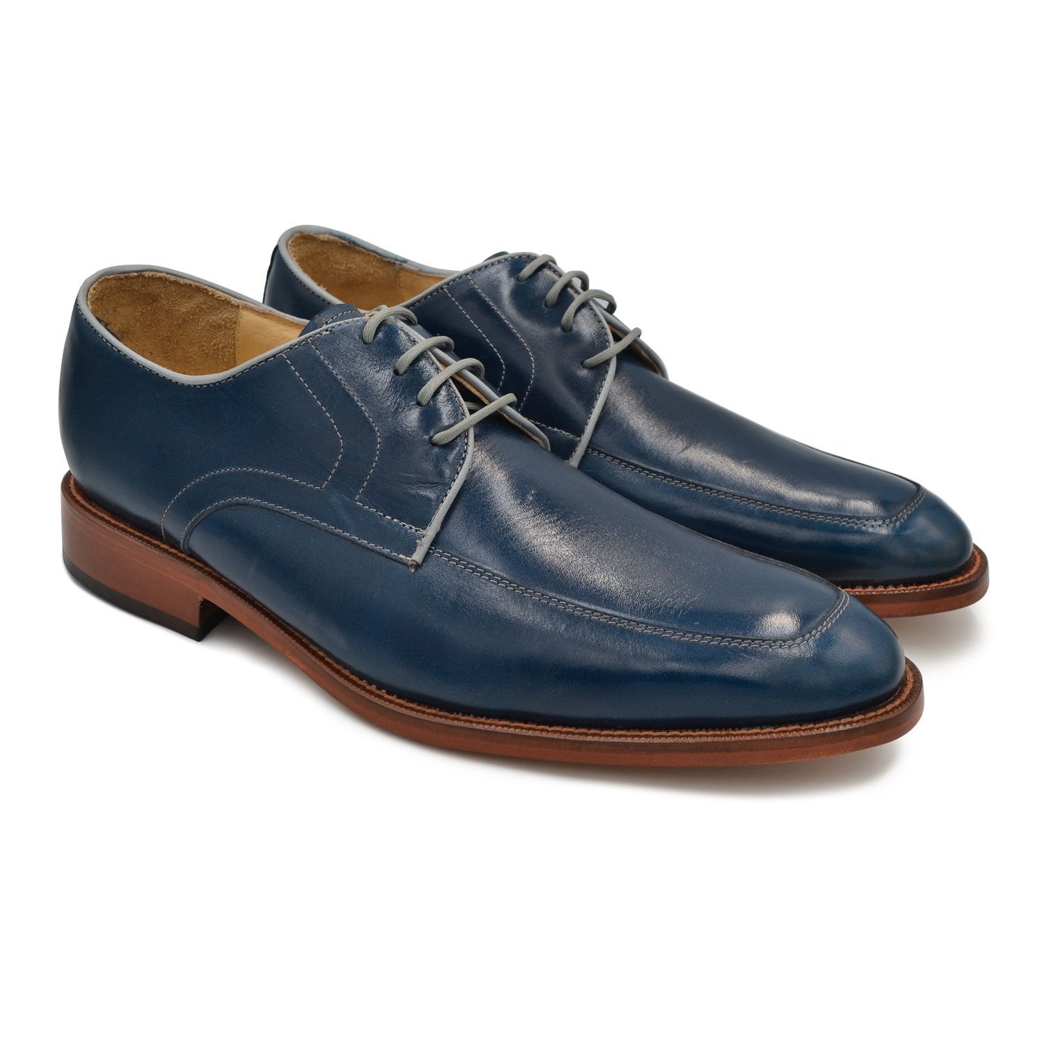 Zapato De Vestir Derby Azul