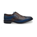 Zapato Bostoniano azul con café hombre