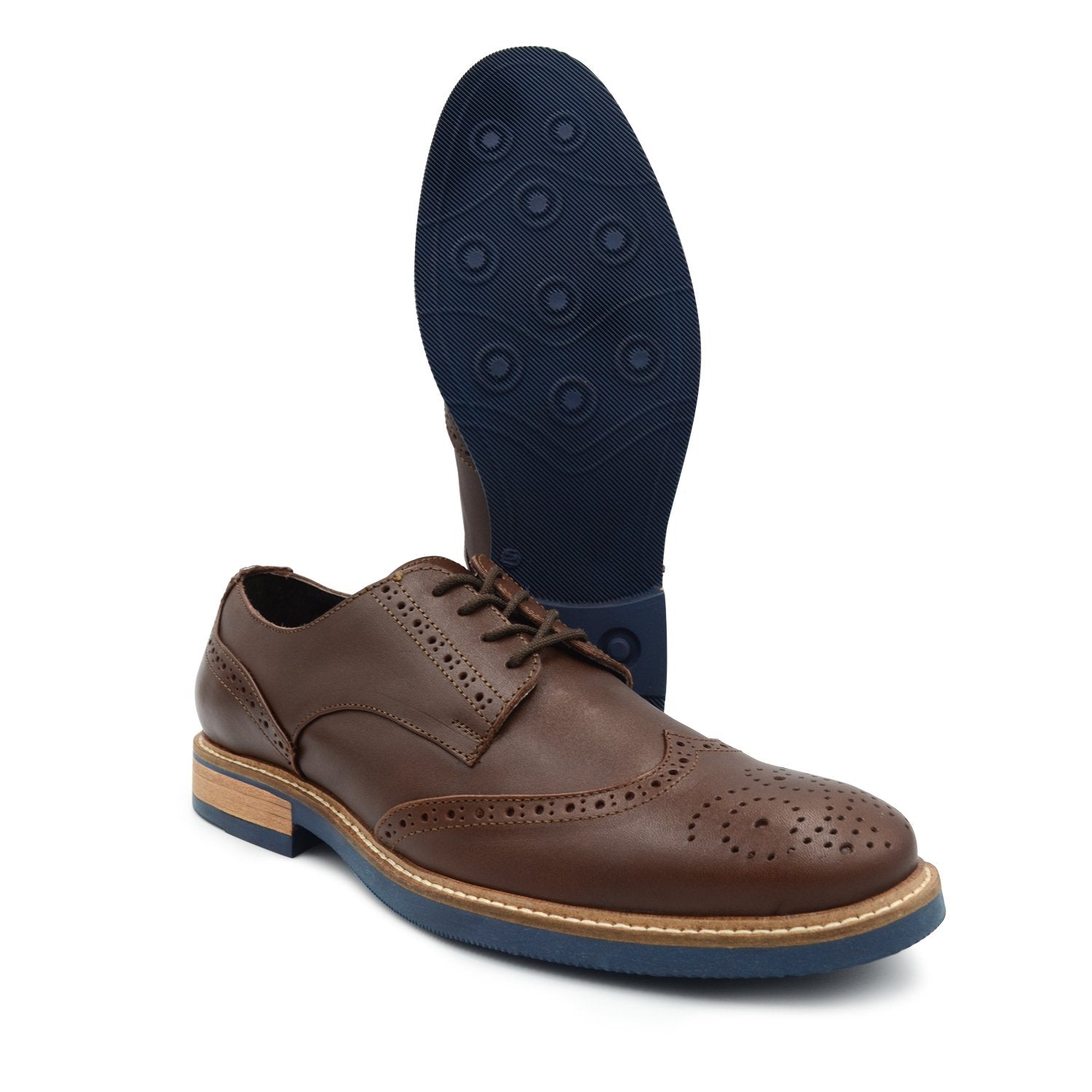 Zapatos Brogue Café