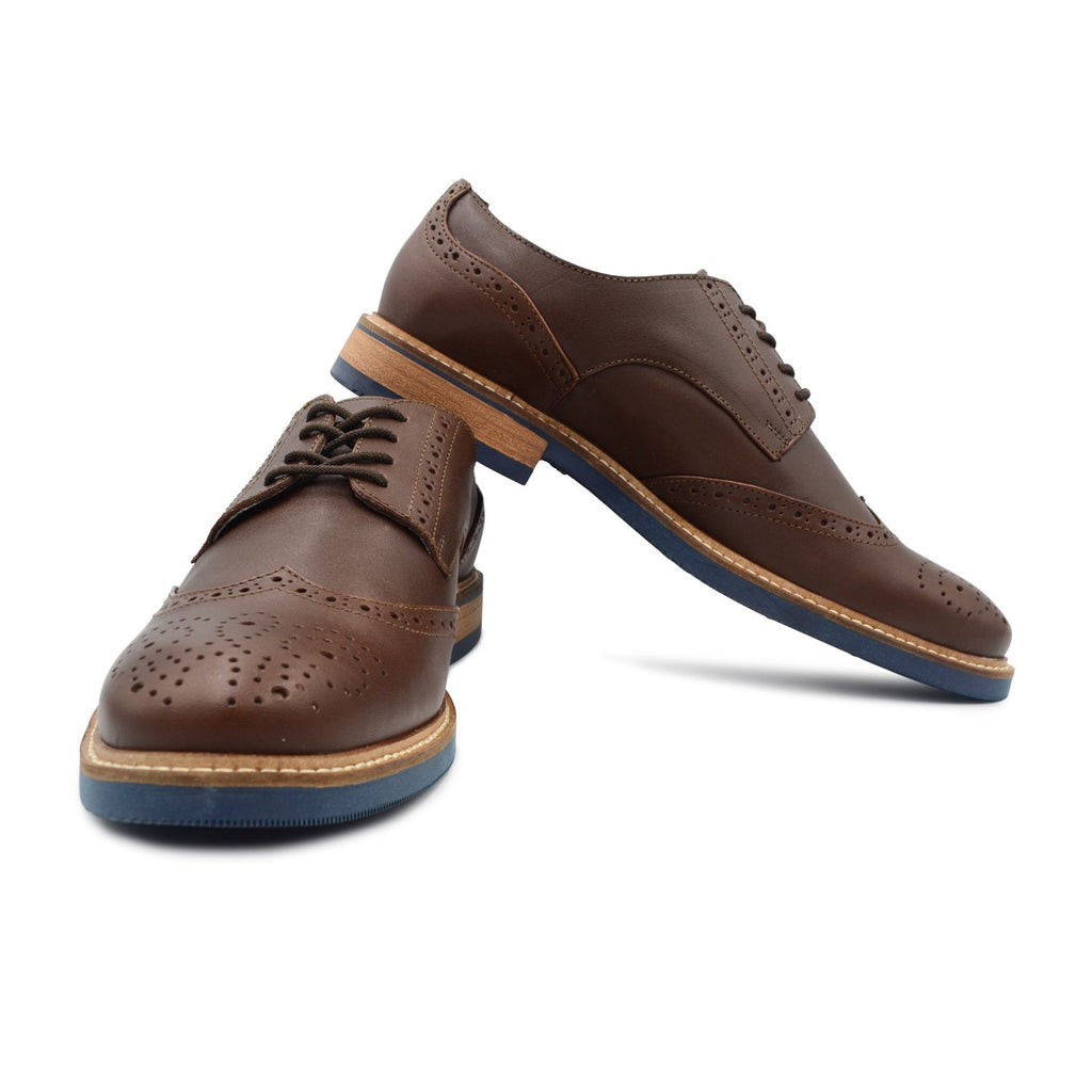 Zapatos Brogue Café