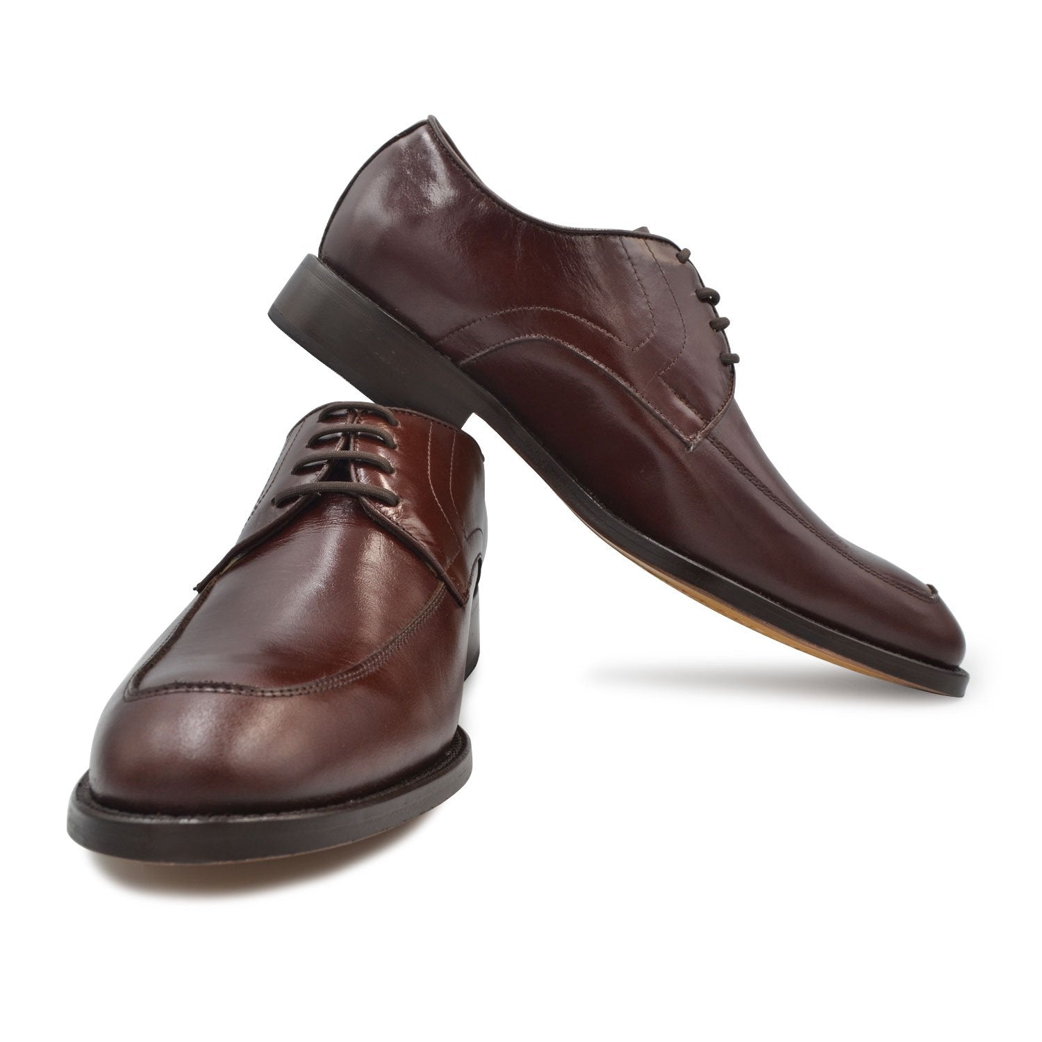 Zapato De Vestir Derby Café