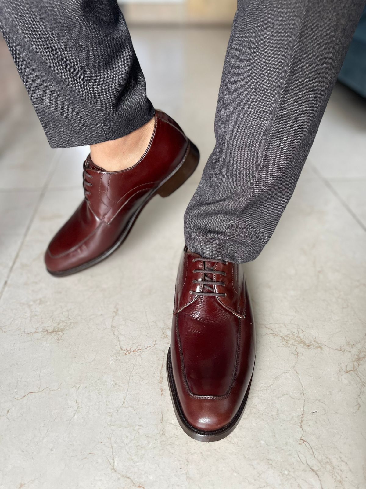 Zapato De Vestir Derby Café