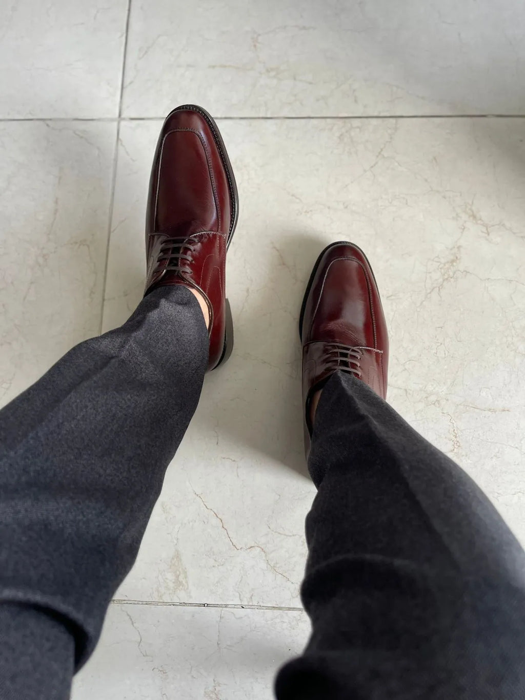 Zapato De Vestir Derby Café