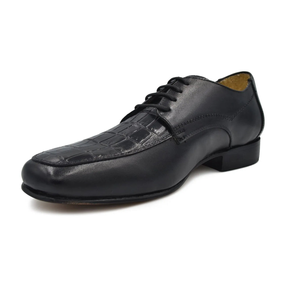 Zapato De Vestir Derby Elegante Negro