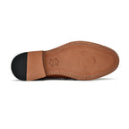 Zapato de vestir estilo bostoniano clásico en color miel