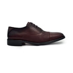 Zapatos Oxford color vino frontal marca estilo dh